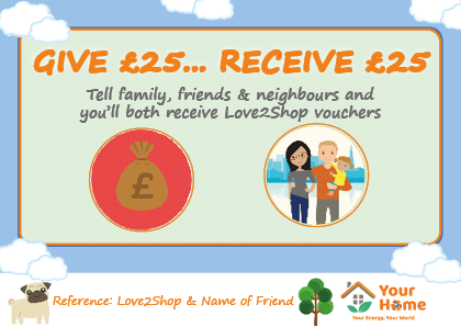 refer a friend and receive 25 pound